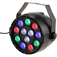 Lixada Bola Discoteca Luces RGB LED Mini Crystal Magic Bola Giratoria Efecto LED Escenario Luces para KTV Navidad Fiesta…